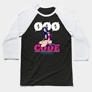 Code Girl Baseball T-Shirt